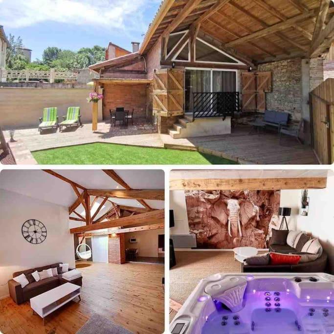 Gite Le Jardin Secret Et Gite Au Temps Suspendu Montpezat  Dış mekan fotoğraf